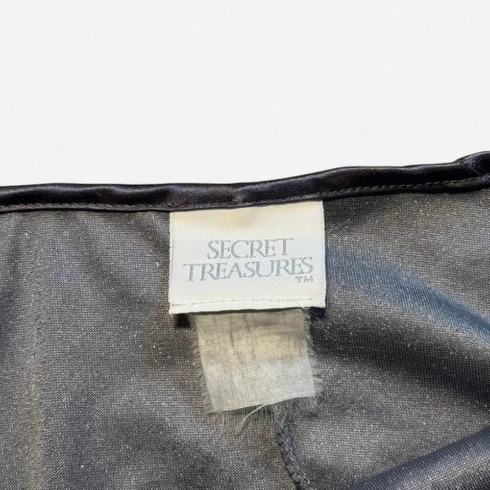 Secret Treasures Grey Crushed Velvet Slip Dress Size Small (Approx) - Picture 2 of 4